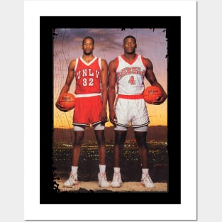 Stacey Augmon and Larry Johnson 1991 Posters and Art